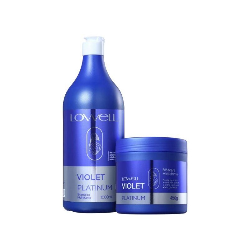 Kit Violet Platinum Professional (2 Produtos) - Lowell Beautecombeleza.com Kit Violet Platinum Professional (2 Produtos) - Lowell Beautecombeleza.com