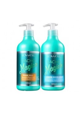 Kit Cacho Mágico Shampoo + Creme Modelador 2X500 ml - Lowell Beautecombeleza.com