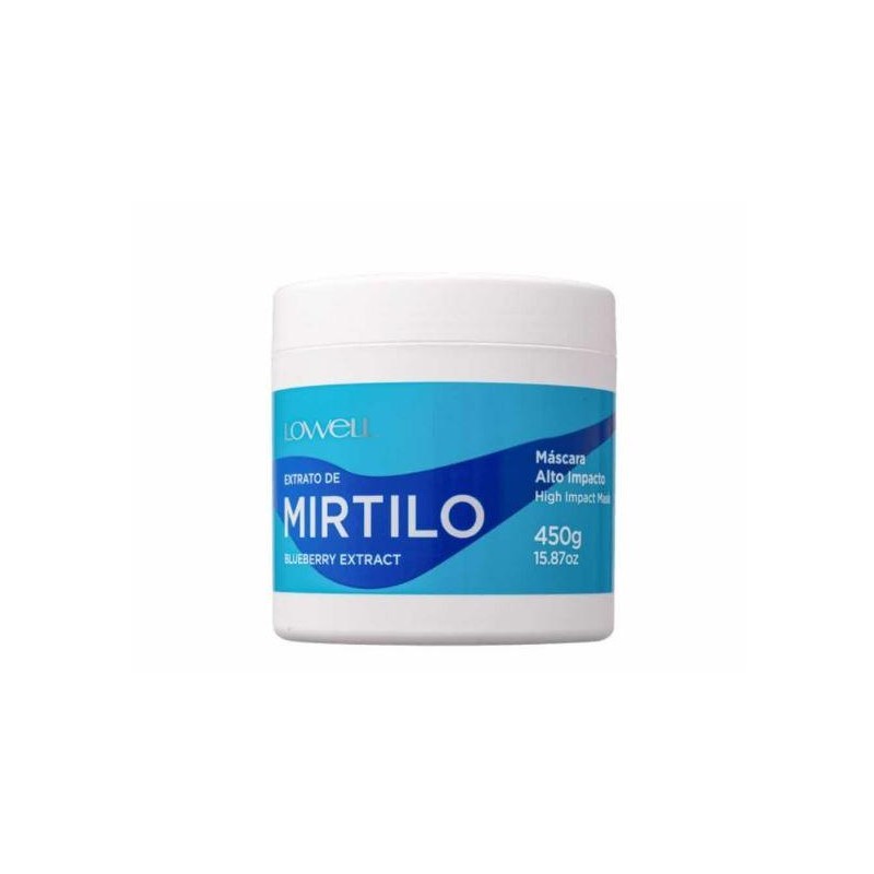 Máscara Alto Impacto Extrato Mirtilo Blueberry 450g -Lowell 
 Beautecombeleza.com