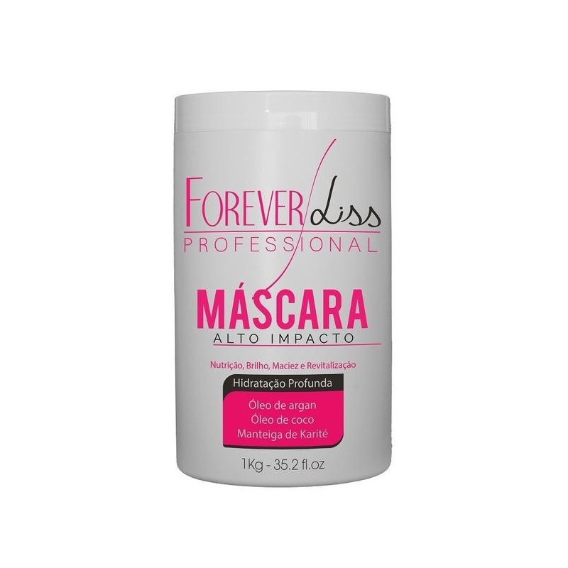 Hydration Mask Mascara High Impact 1kg - Forever Liss  Beautecombeleza