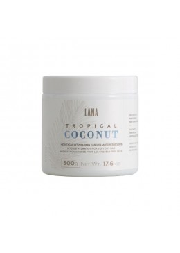 Masque Cheveux Tropical Coco Hydratation Intense pour Cheveux Très Secs 500g - Lana Beautecombeleza.com