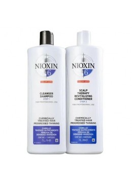 System 6 Revitalizing Chemically Treated Advanced Tuning Kit 2x1000ml - Nioxin Beautecombeleza.com