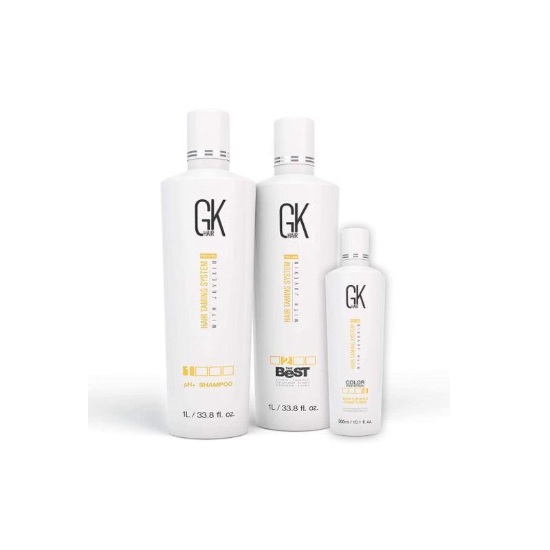 Keratin Global The Best Sem Formol System Juvexin Kit 3 Prod. - GK Hair 
 Beautecombeleza.com