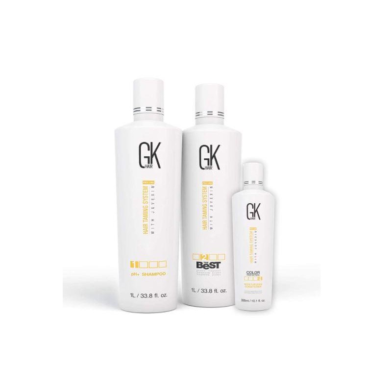 Smoothing Blowout Straightening Taming System Juvexin Kit 3 Prod. - GK Hair Beautecombeleza.com