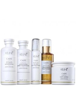 Satin Oil Moisturizing Passionfruit Almond Monoi Yangu Kit 5 Products - Keune Beautecombeleza.com