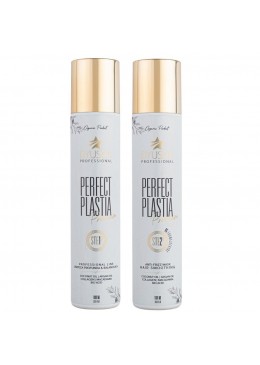 Kit Escova Progressiva Orgânica Perfect Plastia Premium  2x1L - Dyusar Beautecombeleza.com