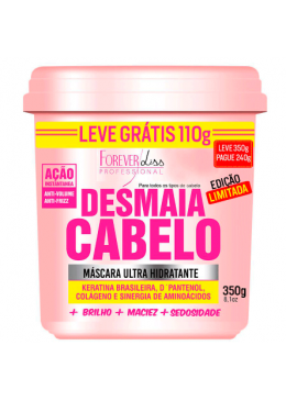 Mascara Ultra Hidratante Desmaia Cabelo Anti Frizz  (350g) - Forever Liss beautecombeleza.com