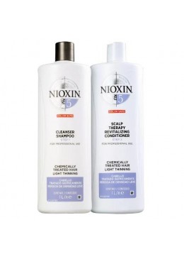 System 5 Light Tuning Chemically Treated Hair Treatment Kit 2 Prod. - Nioxin Beautecombeleza.com