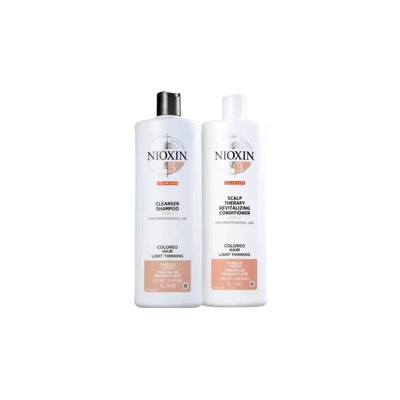 System 3 Revitalisant Revitalisant Scalp Therapy Kit 2x1000ml - Nioxin Beautecombeleza.com System 3 Revitalisant Revitalisant Scalp Therapy Kit 2x1000ml - Nioxin Beautecombeleza.com