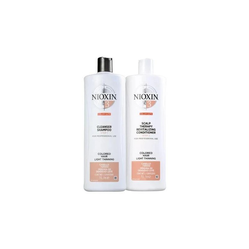 System 3 Revitalisant Revitalisant Scalp Therapy Kit 2x1000ml - Nioxin Beautecombeleza.com