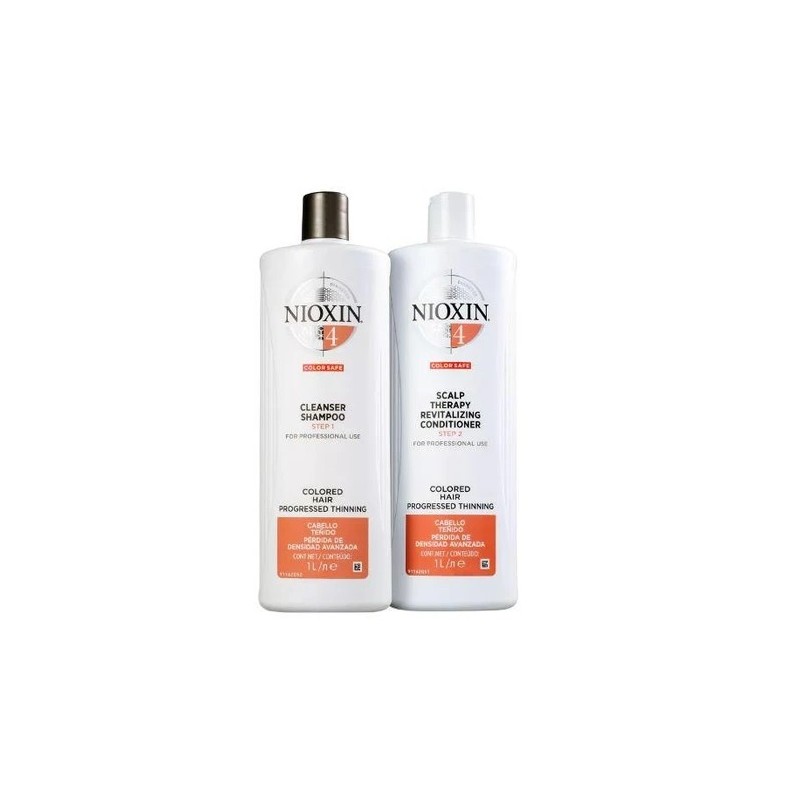 System 4 Salon Pós Química Duo Kit 2x1000ml - Nioxin Beautecombeleza.com System 4 Salon Pós Química Duo Kit 2x1000ml - Nioxin Beautecombeleza.com