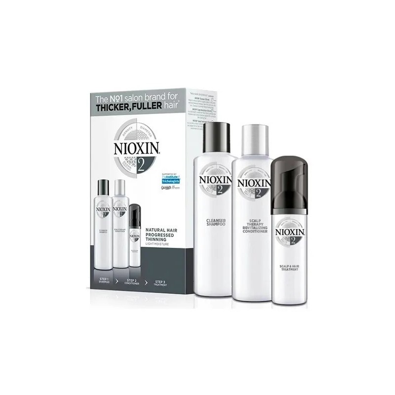 Sistema 2 Scalp Therapy Revitalizante 3 Prod. - Nioxin Beautecombeleza.com