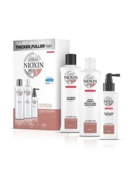 System 3 para Cabelos Coloridos  Kit 3 Prod. - Nioxin Beautecombeleza.com