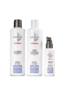 Sistema 5 Scalp Cabelos Quimicamente Tratados 3 Prod. - Nioxin Beautecombeleza.com