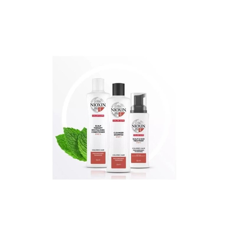 System 4 pour Cheveux Colorés et Visiblement Clairsemés Kit 3 Products - Nioxin Beautecombeleza.com System 4 pour Cheveux Colorés et Visiblement Clairsemés Kit 3 Products - Nioxin Beautecombeleza.com
