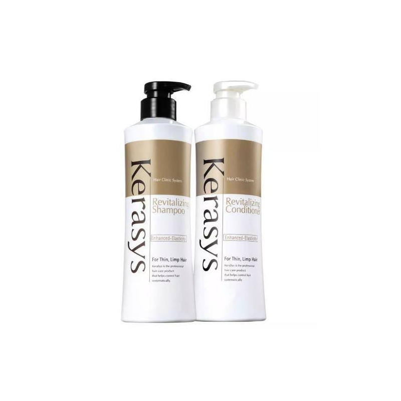 Shampoo E Condicionador Revitalizing Kit 2x600ml - KeraSys Beautecombeleza.com Shampoo E Condicionador Revitalizing Kit 2x600ml - KeraSys Beautecombeleza.com