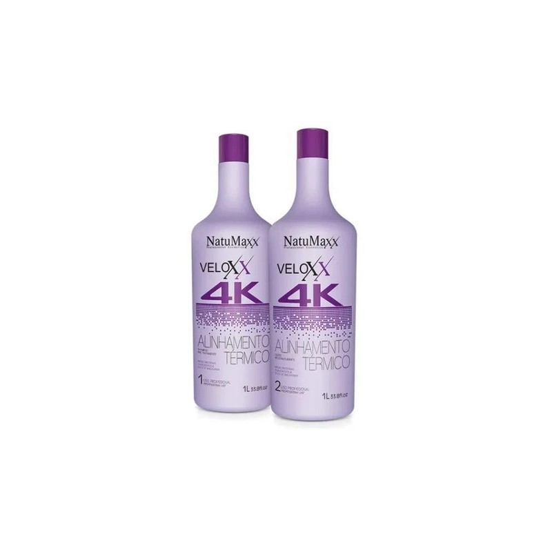 Veloxx 4k Lissage Brésilien Kit  2x1L - Natumaxx Beautecombeleza.com