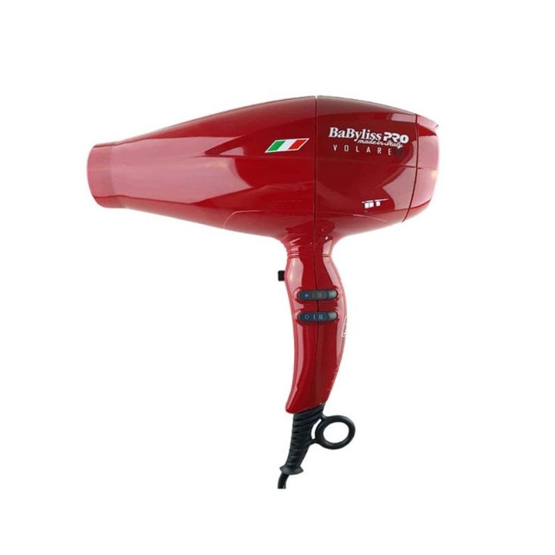 MiraCurl Pro Ferrari Volare Red V1 Titanium Hair Dryer 220V 2000W - Babyliss Beautecombeleza.com