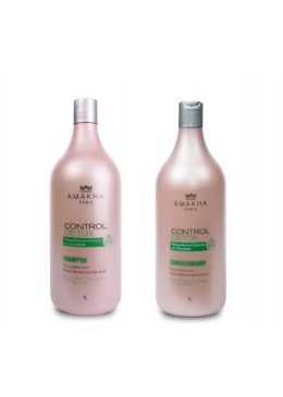 Shampooing et Revitalisant Détox  Control Home Care Kit 2x1L - Amakha Beautecombeleza.com