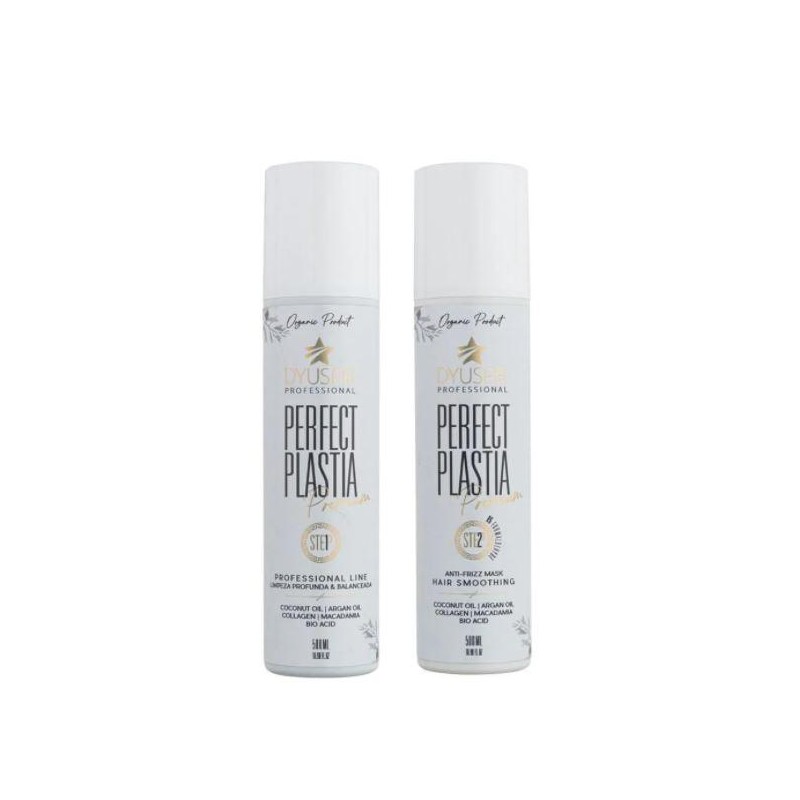 Lissage Brésilien Perfect Plastia Premium  2x500ml - Dyusar Beautecombeleza.com