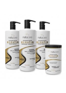 Combo Natucare System Keratin Profissional Kit 4x1 - Natumaxx Beautecombeleza.com