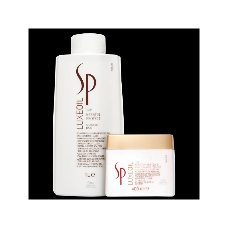 Luxe Oil SP System Keratin Restore Protection Kit 2 Prod. - Wella Beautecombeleza.com Luxe Oil SP System Keratin Restore Protection Kit 2 Prod. - Wella Beautecombeleza.com