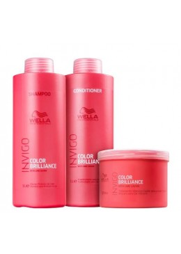 Invigo Color Brilliance Softness Antioxidant Treatment Kit 3 Products - Wella Beautecombeleza.com