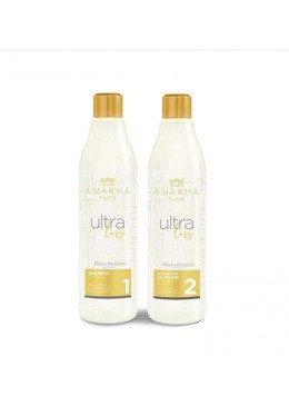 Ultra Liss Brazilian Blowout Volume Reducer Hair Smoothing Kit 2x1L - Amakha  Beautecombeleza.com