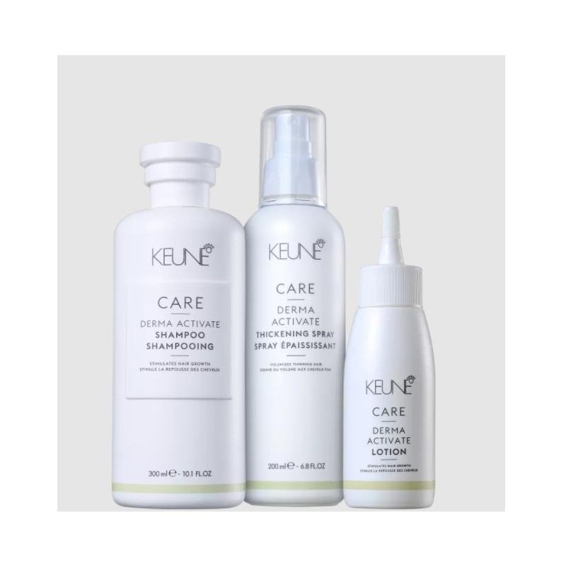 Care Derma Activate Caffeine Takanal Vitamin H Treatment Kit 3 Products - Keune Beautecombeleza.com