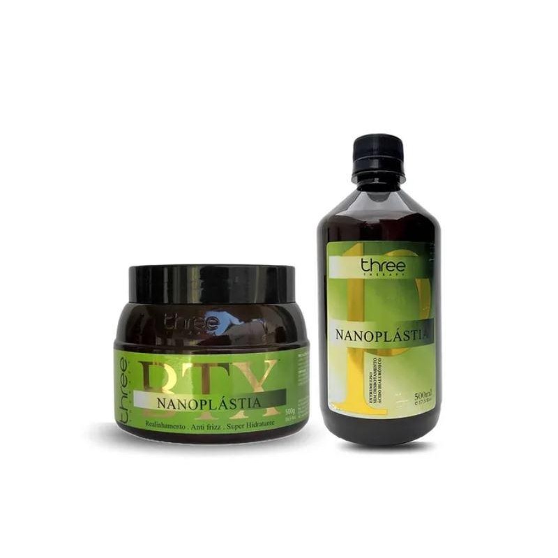 Nanoplasty BTX RealignmentAnti Frizz Super Moisturizing 2x500 - Three Therapy Beautecombeleza.com