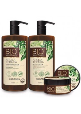 Bio Amazon Argile Therapy Lissage Brésilien Kit 3 Prod - Natumaxx Beautecombeleza.com