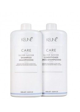 Care Silver Savior Pro-Vitamin B Wheat Blond Gray Anti Yellow Kit 2x1L - Keune Beautecombeleza.com