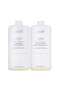 Care Vital Nutrition Pro-Vitamina B5 Dry Damaged Nourishing Kit 2x1L - Keune Beautecombeleza.com