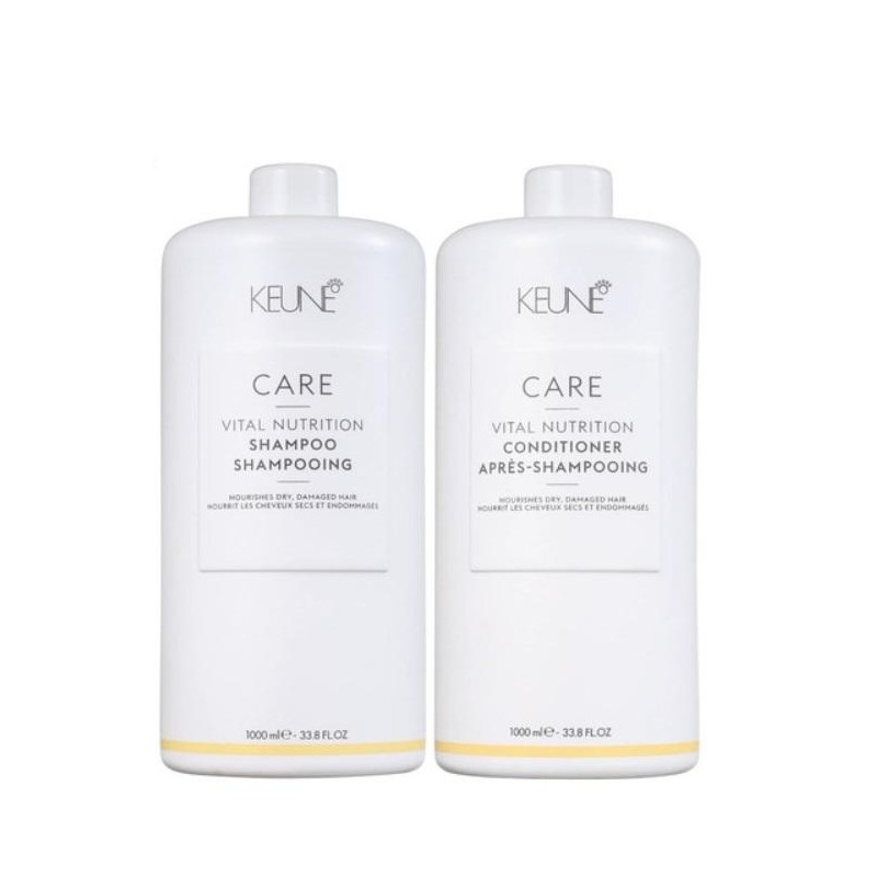 Care Vital Nutrition Pro-Vitamina B5 Dry Damaged Nourishing Kit 2x1L - Keune Beautecombeleza.com