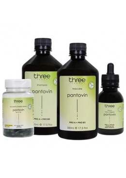 Kit Exclusivo Crescimento Capilar Pantovin 4 Prod. - Three Therapy Beautecombeleza.com