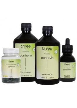 Pantovin Hair Growth Healthy Moisturizing Treatment Kit 4 Prod. - Three Therapy Beautecombeleza.com