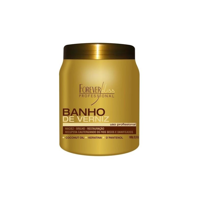 Banho de verniz Hair mask 1kg Forever liss Banho de verniz Hair mask 1kg Forever liss