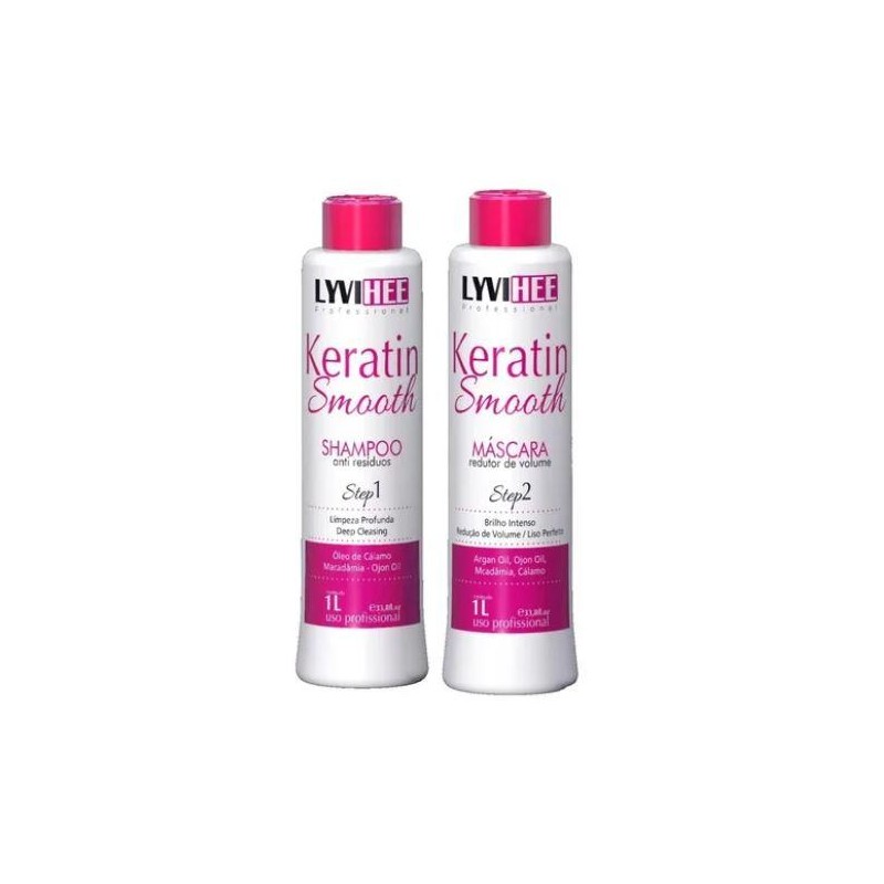 Keratin Smooth Escova Bioplástica Capilar 2x1l - Lyvihee Beautecombeleza.com Keratin Smooth Escova Bioplástica Capilar 2x1l - Lyvihee Beautecombeleza.com