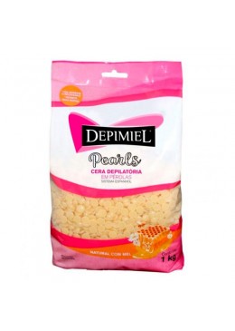 Cera Depilatória em Pérolas Natural com Mel  Kit 6X1Kg - Depimiel Beautecombeleza.com