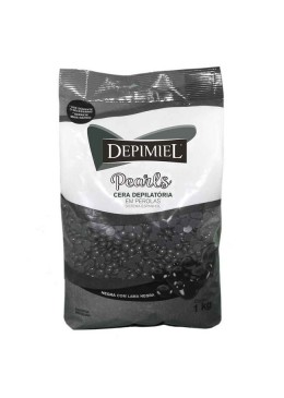 Cera Negra Depilatória em Pérolas com Lama NegraKit 6X1Kg - Depimiel Beautecombeleza.com