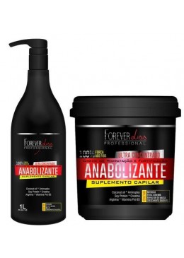 Anabolic Capillary Strength And Nutrition Kit Professional 2x1 - Forever Liss   Beautecombeleza