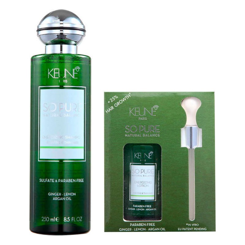 So Pure Shampoo Exfoliating + Energizing Lotion 2 Prod. - Keune Beautecombeleza.com