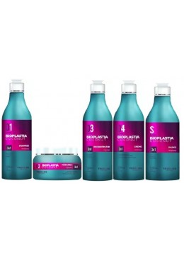 Hair Reconstruction Coconut Bioplasty Kit 5x500ml - Tree Liss Beautecombeleza.com