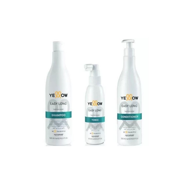 Easy Long - Alga de Tahiti Crescimento Kit 3 prod. -  Yellow 
Beautecombeleza.com