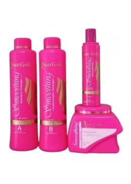 Smoothing Kit Cauterização 4 Itens - Sun Gold Beautecombeleza.com