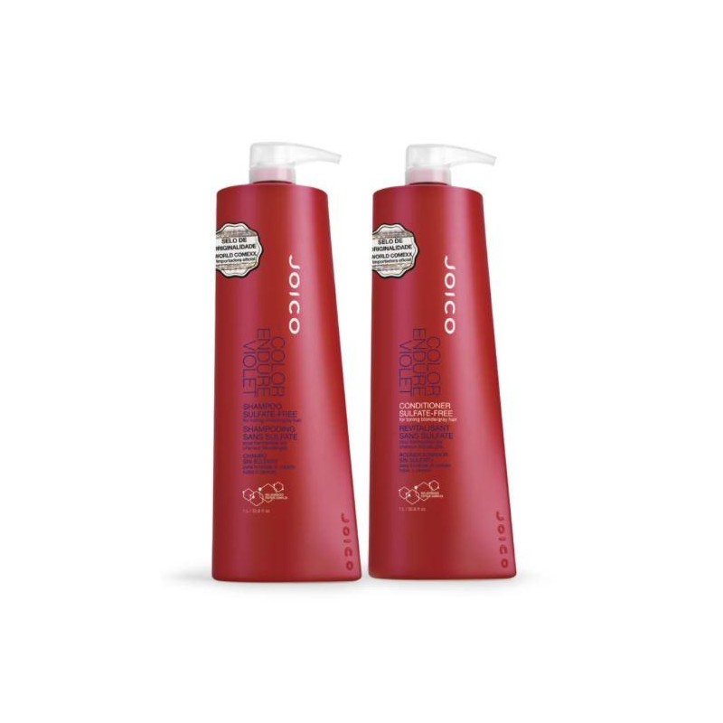 Color Endure Violet Shampooing + Conditionneur Kit 2x1L - Joico Beautecombeleza.com