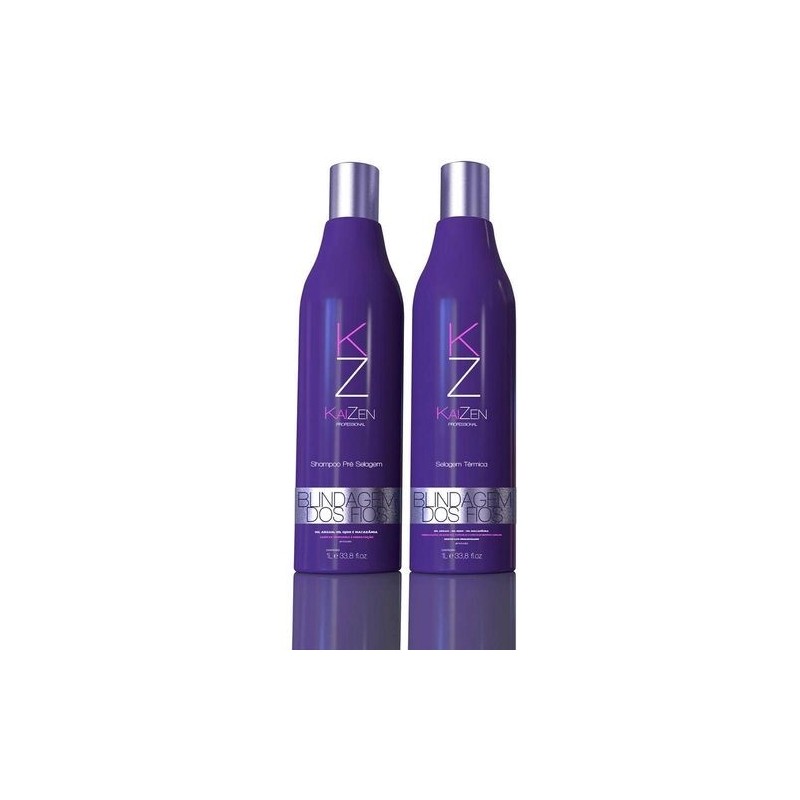 Blindagem Dos Fios Lissage Brésilien Kit 2x1L - Kaizen Beautecombeleza.com Blindagem Dos Fios Lissage Brésilien Kit 2x1L - Kaizen Beautecombeleza.com