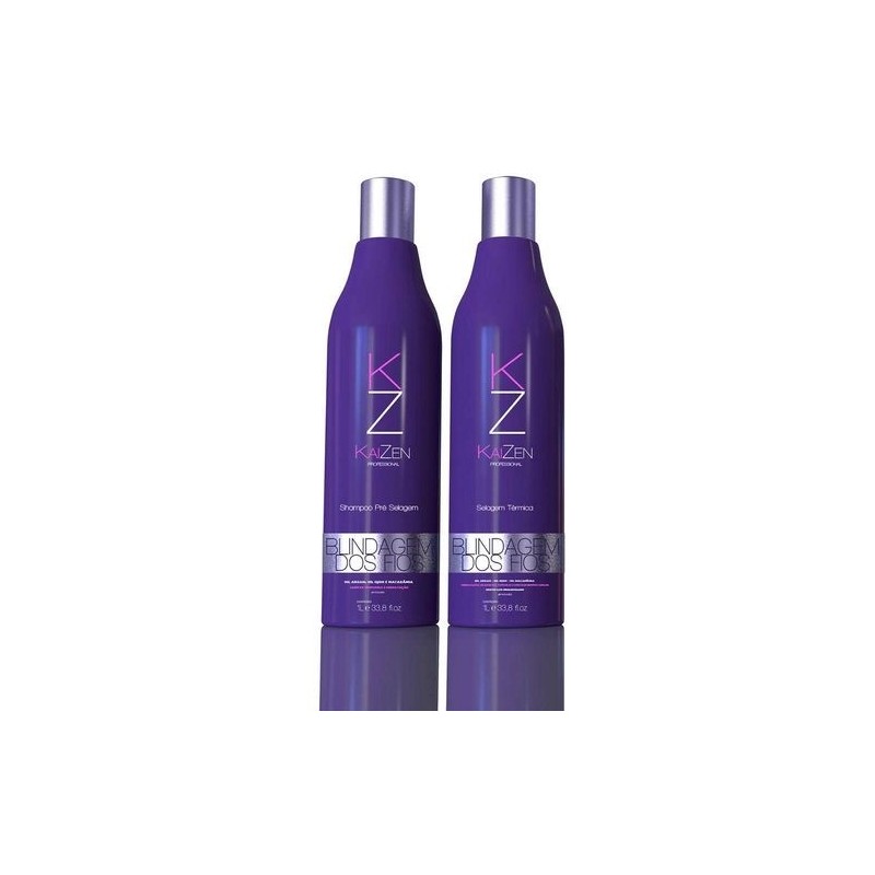 Blindagem Dos Fios Lissage Brésilien Kit 2x1L - Kaizen Beautecombeleza.com