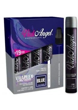 Ampola BLUE Matizador VivaPLEX Color Shield - 4 X 30ml (19 Aminoácidos) Vick Angel 
Beautecombeleza.com