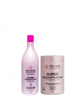 Super Reconstruction Shampoo e Máscara Kit 2x1 - Dyusar Beautecombeleza.com